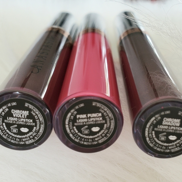 Set of 3 Anastasia Liquid Lipsticks - Picture 4 of 6